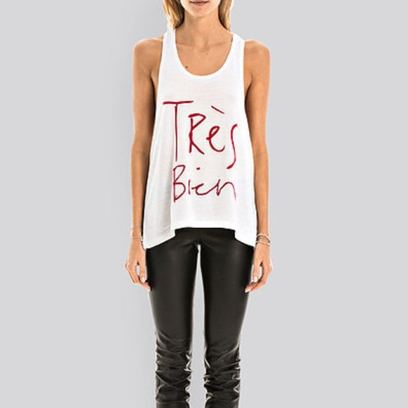 CHRLDR Très Bien Tank Top - Picture 1 of 6